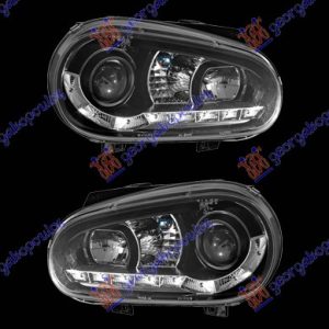 HEAD LAMP SET BLACK TYPE A5