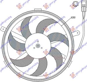 VENTILATOR KOMPLET (S) (3 PIN)