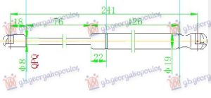 AMORTIZER HAUBE (241L-700N)