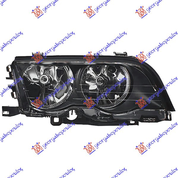 HEAD LAMP (MARELLI) BLACK