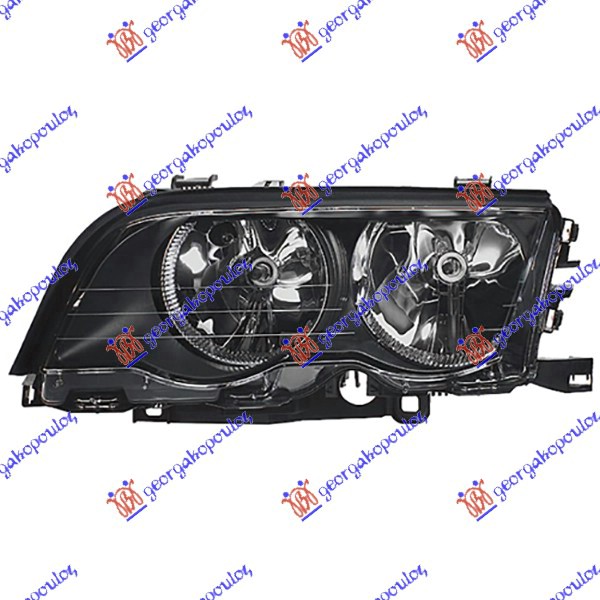 HEAD LAMP (MARELLI) BLACK