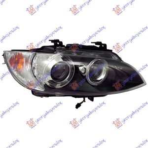 HEAD LAMP XENON -2010 (MARELLI) (BLACK FRAME)