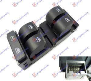 PREKIDAC U PREDNJIM VRATIMA (4 TASTERA) (16 PIN) LEVO