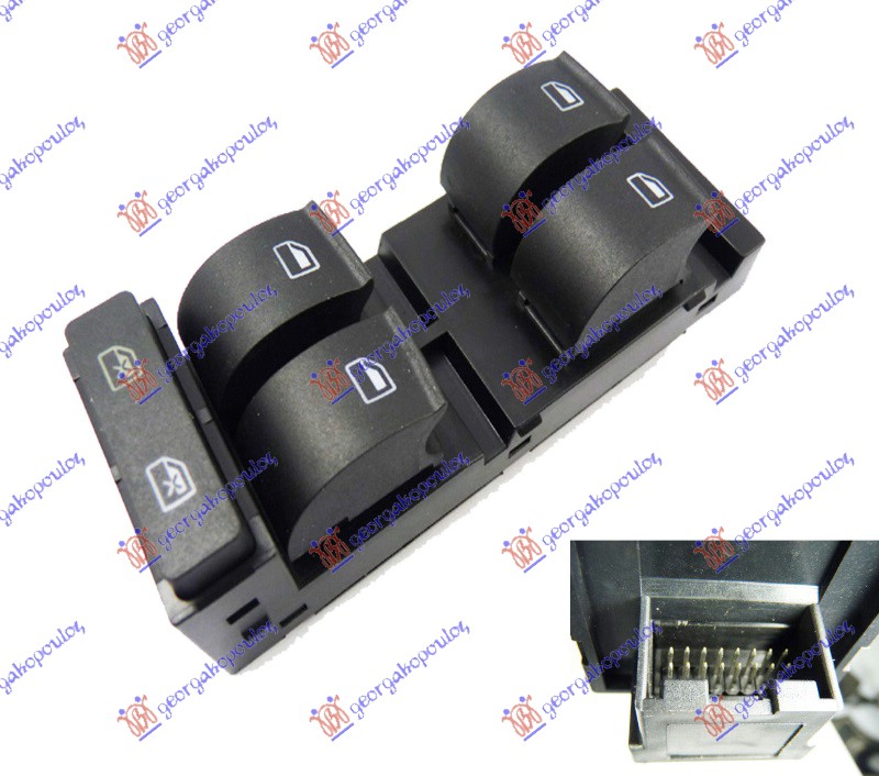 PREKIDAC U PREDNJIM VRATIMA (4 TASTERA) (16 PIN) LEVO