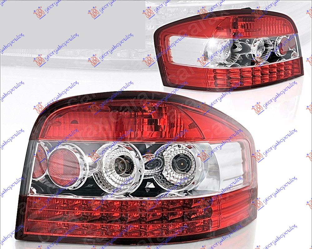 TAIL LAMP SET LED RED WHITE