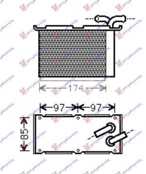HLADNJAK INTERKULERA 1.2-1.4 TFSi BENZIN (120x200x60)