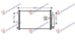 HLADNJAK KLIME 1.8/2.0 BENZIN (558x330)