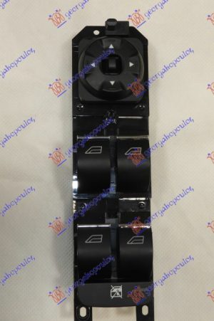 PREKIDAC U PREDNJIM VRATIMA CRNI/SREBRNI (4 TASTERA) (3 PIN) LEVO