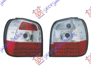 TAIL LAMP RED WHITE LED POLO -1999