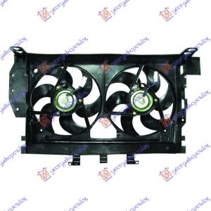 VENTILATOR (DUPLI) KOMPLET (BENZIN/DIZEL) (+AC)
