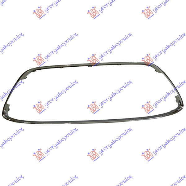 FRONT BUMPER GRILL FRAME CHROME (O)