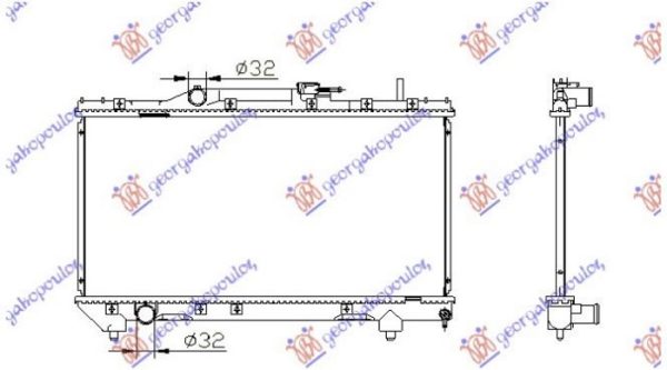 RADIATOR 1.6-1.8 PETROL (325x660) (KOYO)