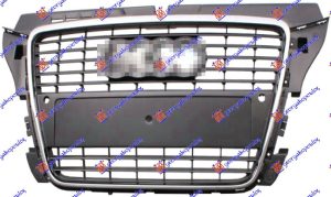 GRILLE (GREY) (W/CHROME FRAME) (W/LICENCE PLATE) (W/2 PDC HOLES)