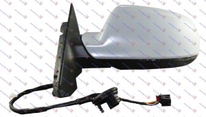 RETROVIZOR ELEKTRICNI SA GREJACEM PM 3 VRATA (MIGAVAC) 2010- (8 PIN) (ASFERICNO STAKLO) LEVO