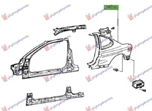 REAR FENDER (O)