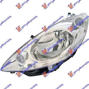 HEAD LAMP CHROME (VALEO) (W/MOTOR)