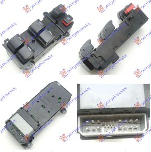 PREKIDAC U PREDNJIM VRATIMA (4 TASTERA) (22 PIN) LEVO
