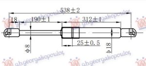 AMORTIZER HAUBE (538L-125N)