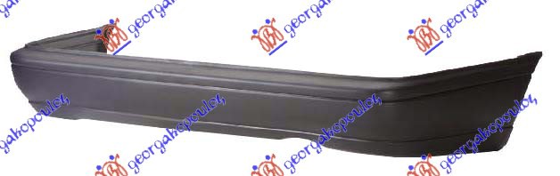REAR BUMPER SEDAN BLACK