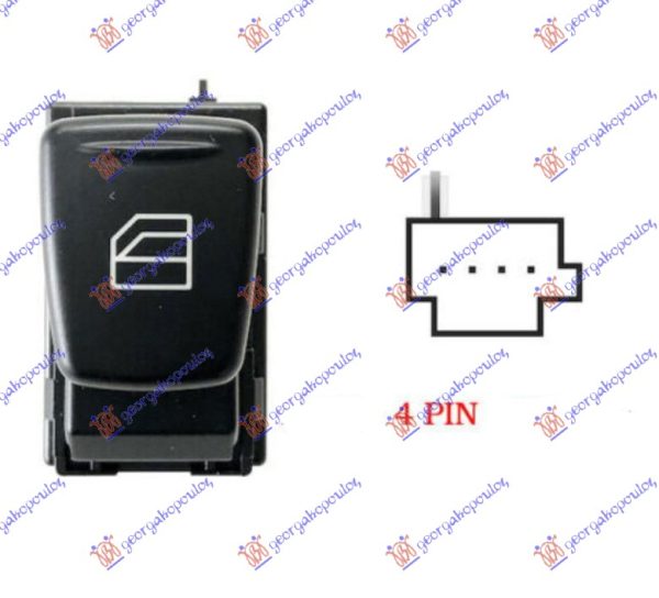 PREKIDAC U VRATIMA (4 PIN) LEVO
