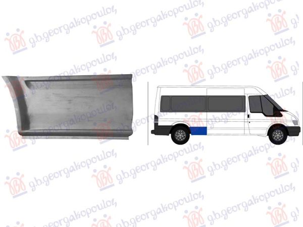 BOCNA STRANA ZADNJA (BOCNI DEO) (DUZINA: 72cm VISINA: 36cm) DESNO