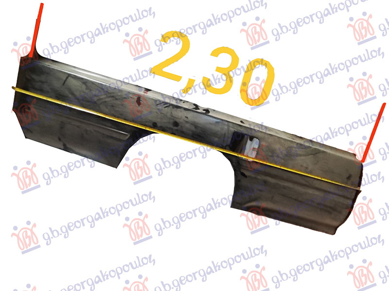 SIDE REAR PANEL SINGLE CAB SKIN (LONG)