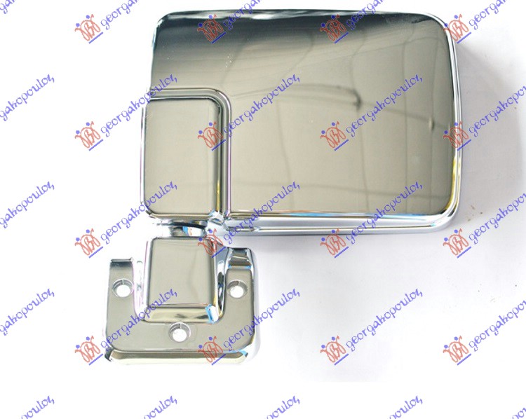 DOOR MIRROR MANUAL CHROME -89 (FLAT GLASS)