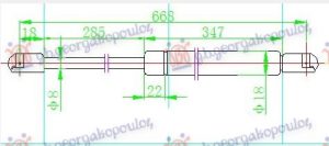 AMORTIZER HAUBE (669L-200N)