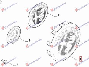 WHEEL EMBLEM (O)