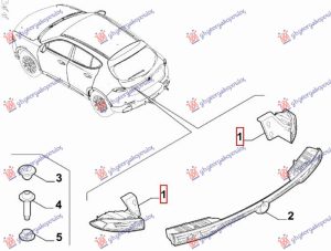 TAIL LAMP OUTER LED (O)