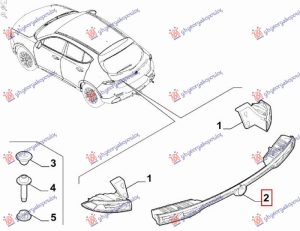 TAIL LAMP CENTER LED (O)