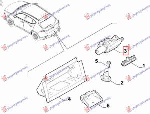 TAIL GATE LOCK ELECTRICAL (AUTO OPENNING) (O)