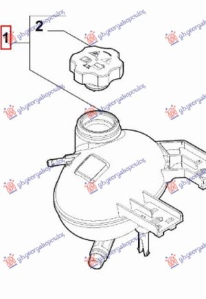 AUXILIARY TANK 1.3-1.5 HYBRID (O)