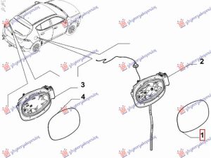 FUEL TANK DOOR (O)