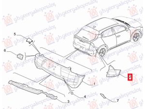 REAR BUMPER END (O)