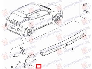 TAIL LAMP OUTER (O)
