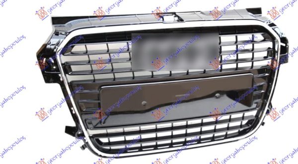 GRILLE (BRIGHT BLACK W/CHROME MOULDINGS) (W/CHROME FRAME) (S-LINE)