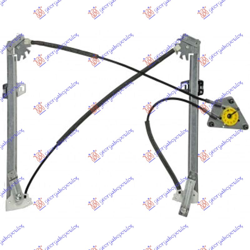 FRONT WINDOW REGULATOR ELECTRICAL 3D (W/O MOTOR)