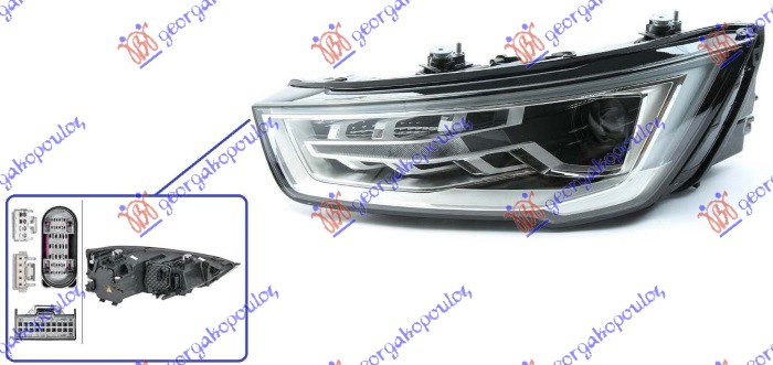 HEAD LAMP Bi-XENON W/LED DRL (S1) (HELLA)