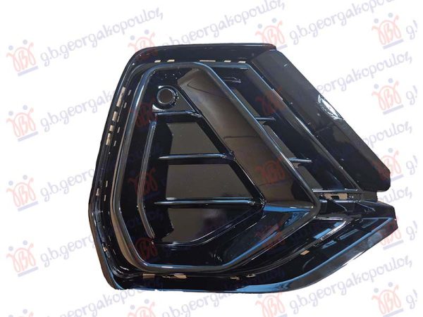FRONT BUMPER GRILLE GLOSS BLACK COMPLETE (S-LINE)