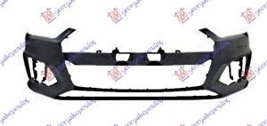 FRONT BUMPER PRIMED (W/4 PDC & WASHER HOLES)