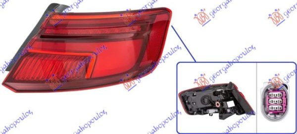 STOP LAMPA SPOLJASNJA LED DYNAMIC (SPORTBACK) (HELLA) DESNO