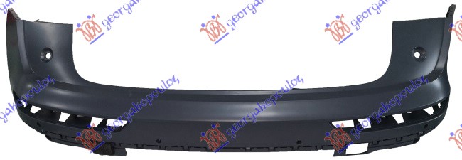 REAR BUMPER UPPER PRIMED (S-LINE/SQ5) (W/4 PDC)