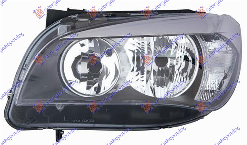FAR ELEKTRICNI CRNI (H7/H7) (DEPO) LEVO