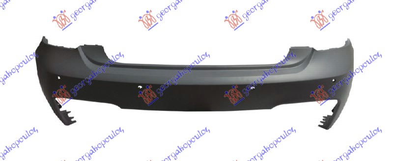 REAR BUMPER PRIMED (M-SPORT & M135) (W/4 PDC)