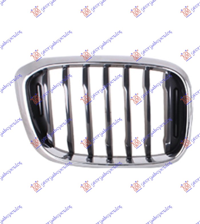 PVC MASKA HROM/HROM/CRNA (BASIC) DESNO