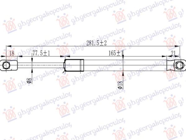 AMORTIZER HAUBE (M3) (282L-430N)