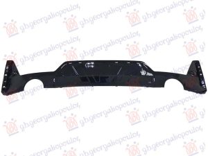 REAR BUMPER SPOILER (GLOSS BLACK) (W/2 PDC HOLES) (SDN/G20) (W/2 ROUND EXHAUST HOLES) (M-PERFORMANCE/330i