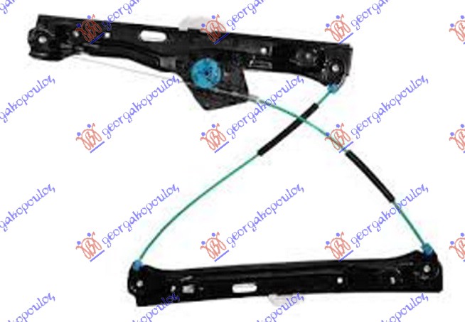 FRONT WINDOW REGULATOR ELECTRICAL 2D (W/O MOTOR)