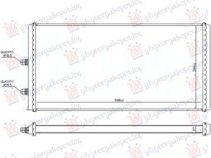 ADDITIONAL RADIATOR 3.0 PETROL M2 (590x294) (VALEO)